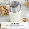 image:imageMarthaStewart ElectricCoffee amp Spice GrinderDual 25oz RemovableBowls StorageLidsStainless Steel BladesOne Touch Pulse Control2in1CompactBeans amp Spices Herbsamp Nuts Linen CreamLinen Cream